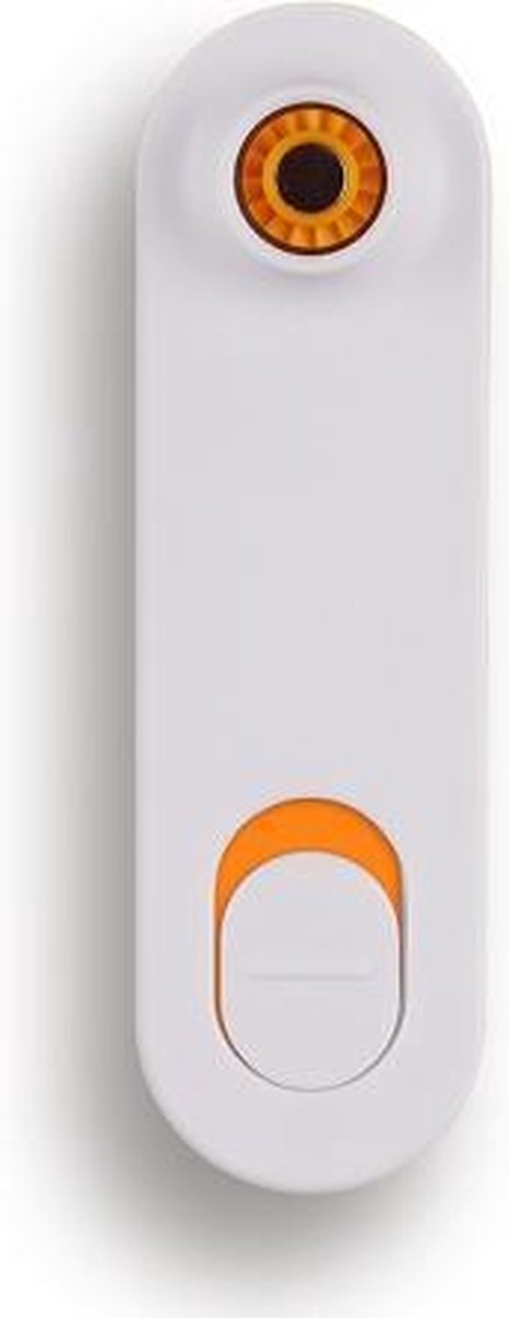 Mini oplaadbare draagbare ventilator Mute handbediende opvouwbare ventilator (oranje)
