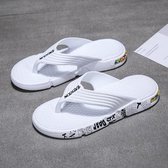 Zomer Heren Slippers Strand Casual Watergerelateerde Schoenen Slippers, Maat: 43 (609 Wit)