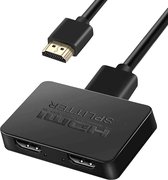 hdmi splitter 2 poorts - HDMI Splitter 1 in 2 Out 4K HDMI Splitter voor 2 Zelfde uitgangen 1 x 2 HDMI Splitter 1-2 Amplifier Ondersteuning 4K 3D-1080P