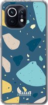 6F hoesje - geschikt voor Xiaomi Mi 11 -  Transparant TPU Case - Terrazzo N°7 #ffffff