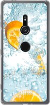 6F hoesje - geschikt voor Sony Xperia XZ2 -  Transparant TPU Case - Lemon Fresh #ffffff