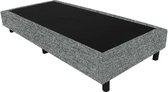 Bedworld Boxspring 80x220 - Tweedlook - Licht grijs (M92)