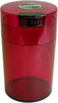 Tightvac 0,57 liter clear red tint, red tint cap