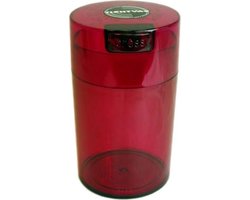 Tightvac 0,57 liter clear red tint, red tint cap