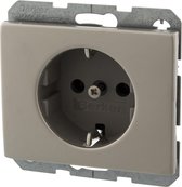 Berker K5 Inbouw Stopcontact - 1-voudig - RVS