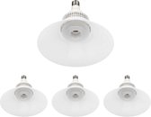 Ledlamp E40 80W 220V 120 ° bel (4 stuks) - Koel wit licht