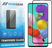 Mobigear Gehard Glas Ultra-Clear Screenprotector voor Samsung Galaxy A51 5G - Zwart