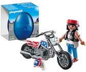 Motorrijder met chopper / Pilote avec moto