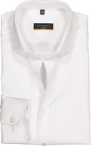 ETERNA Slim Fit overhemd - wit twill - Strijkvrij - Boordmaat: 38