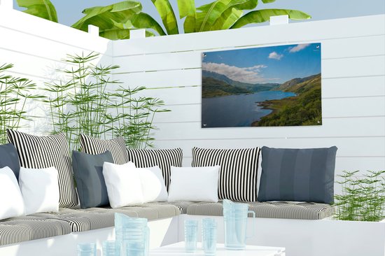 Paysage vallonné vert dans le parc national écossais Loch Lomond and the Trossachs Garden poster 60x40 cm - petit - Toile de jardin / Toile d'extérieur / Peintures pour l'extérieur (décoration de jardin)