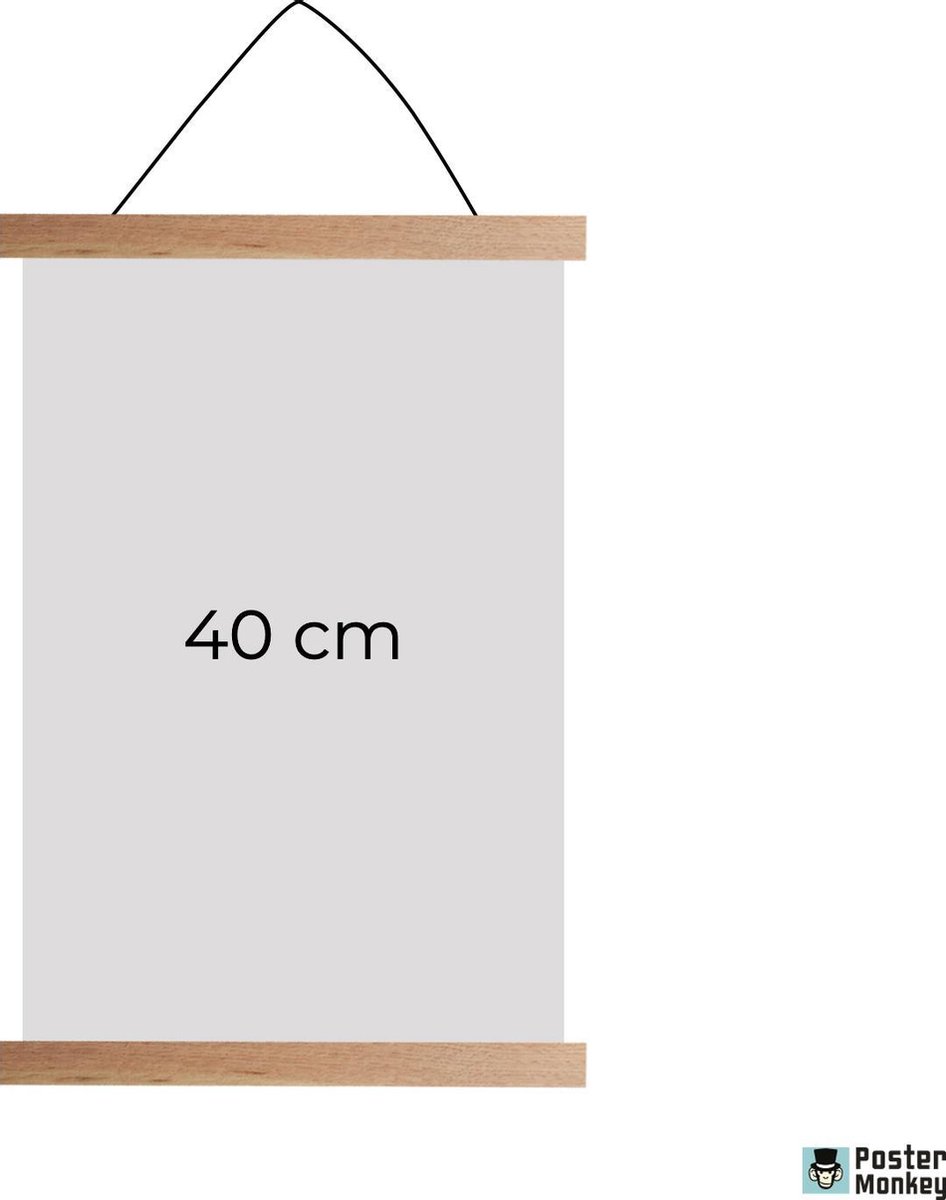 Posterhanger 40 cm - magnetisch poster ophangsysteem - Blank - PosterMonkey