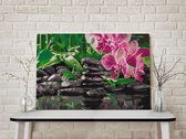 Doe-het-zelf op canvas schilderen - Zen Stones-60x40