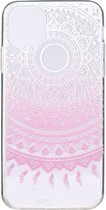 Apple iPhone 11 Pro Max Hoesje - Mobigear - Design Serie - TPU Backcover - Transparant / Roze - Hoesje Geschikt Voor Apple iPhone 11 Pro Max