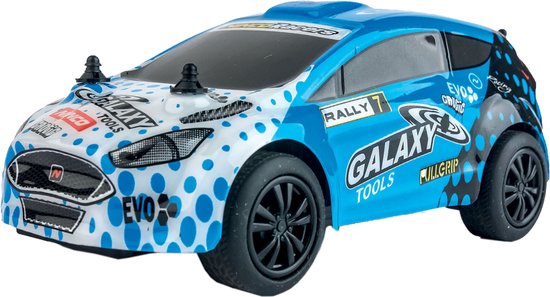 Afbeelding van het spel Ninco RC X Rally Galaxy Auto 1:30 Blauw/Wit
