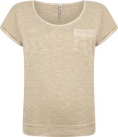 Zoso T-shirt Cote 214 007 Sand Dames Maat - XS