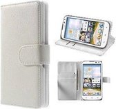 Huawei G730 Hoesje Wallet Case Wit