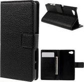 Sony Xperia Z5 Compact Hoesje Wallet Case Zwart