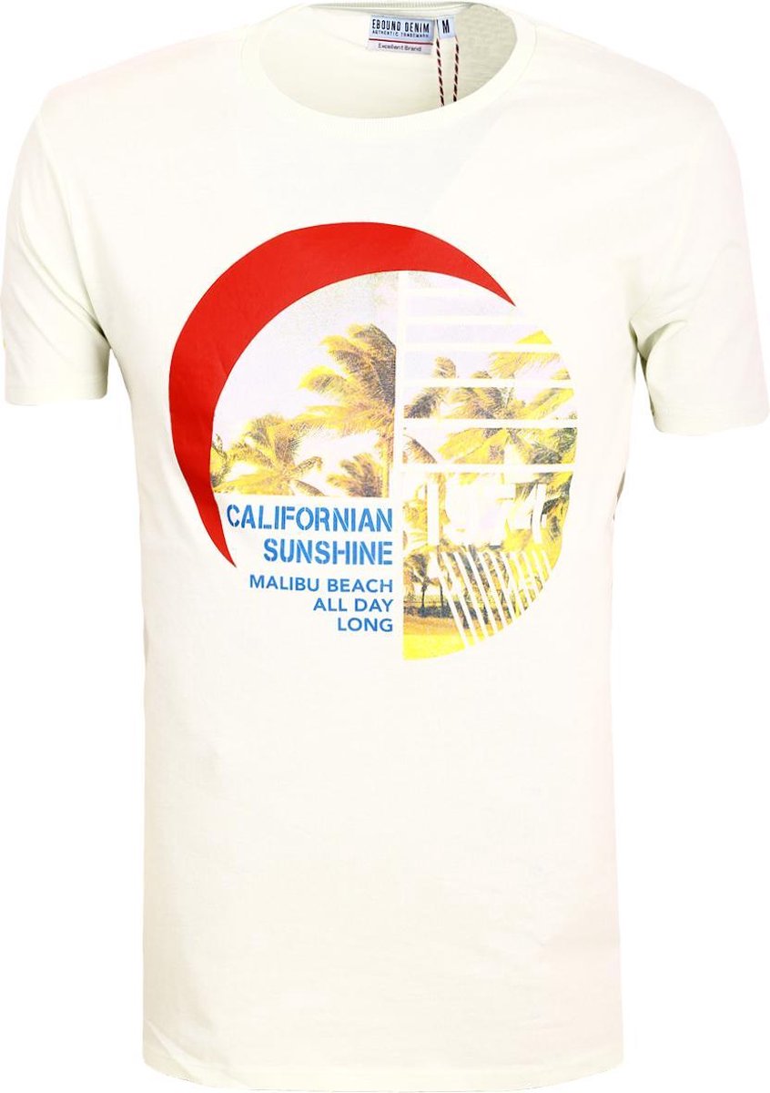 E-bound T-shirt California Sunshine Malibu Beach Groen - XL