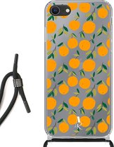iPhone 8 hoesje met koord - Oranges