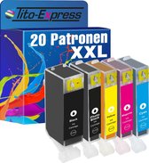 PlatinumSerie 20x cartridge alternatief voor Canon PGI-550 CLI-551