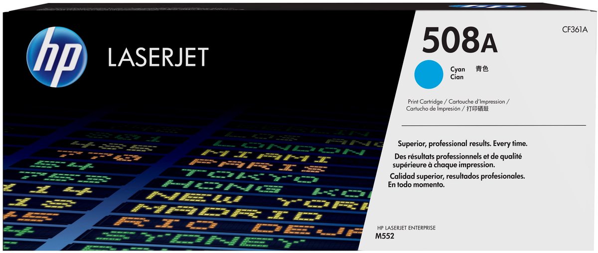 HP 508A - Tonercartridge / Cyaan