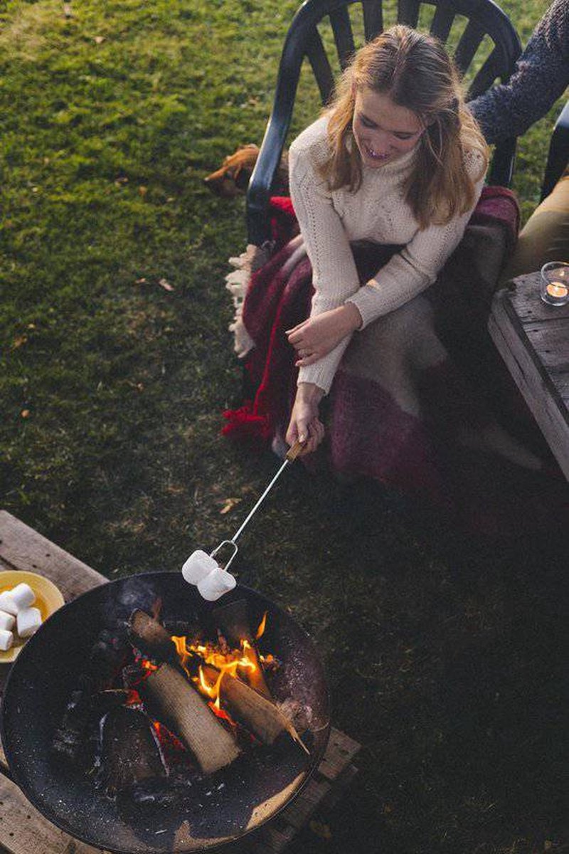 Esschert Design Classic Fire Bowl Ø 60 cm - Steel - Black