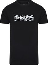 Ballin Est. 2013 - Heren Tee SS Camo Block Shirt - Zwart - Maat XL