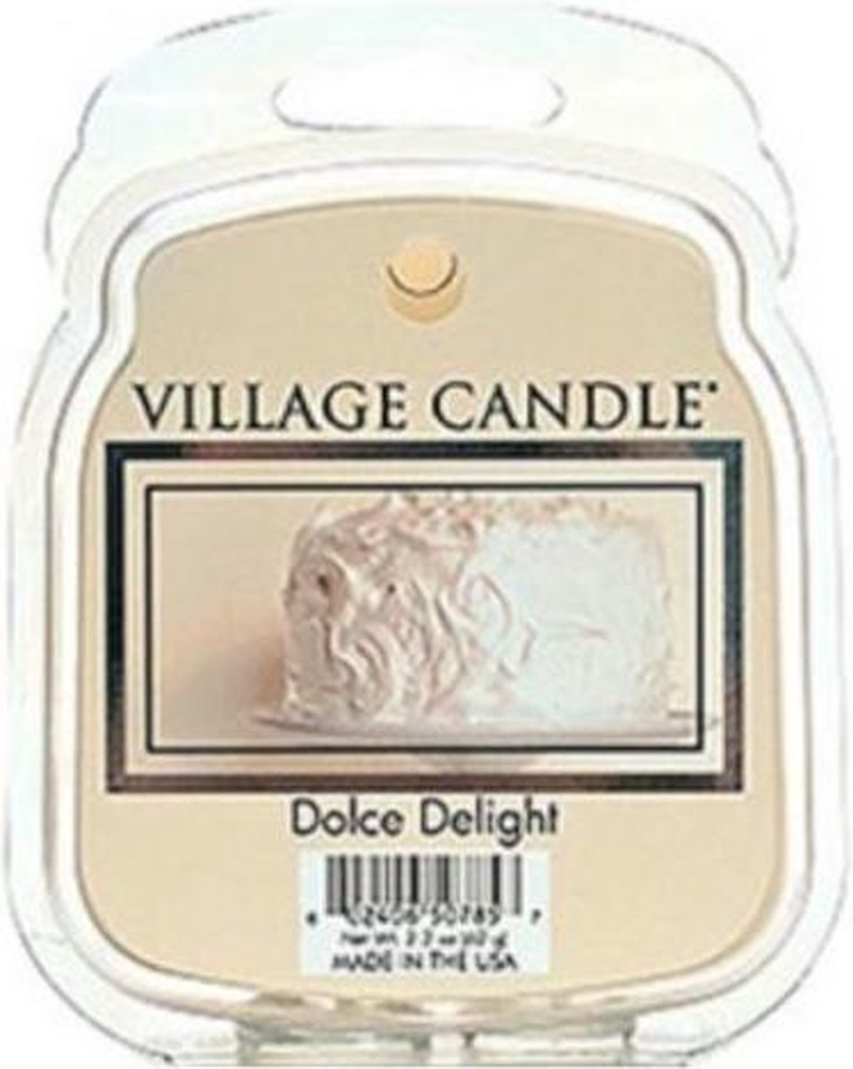village candle waxbar Dolce Delight 3 X 8 X 10,5 Cm Crème