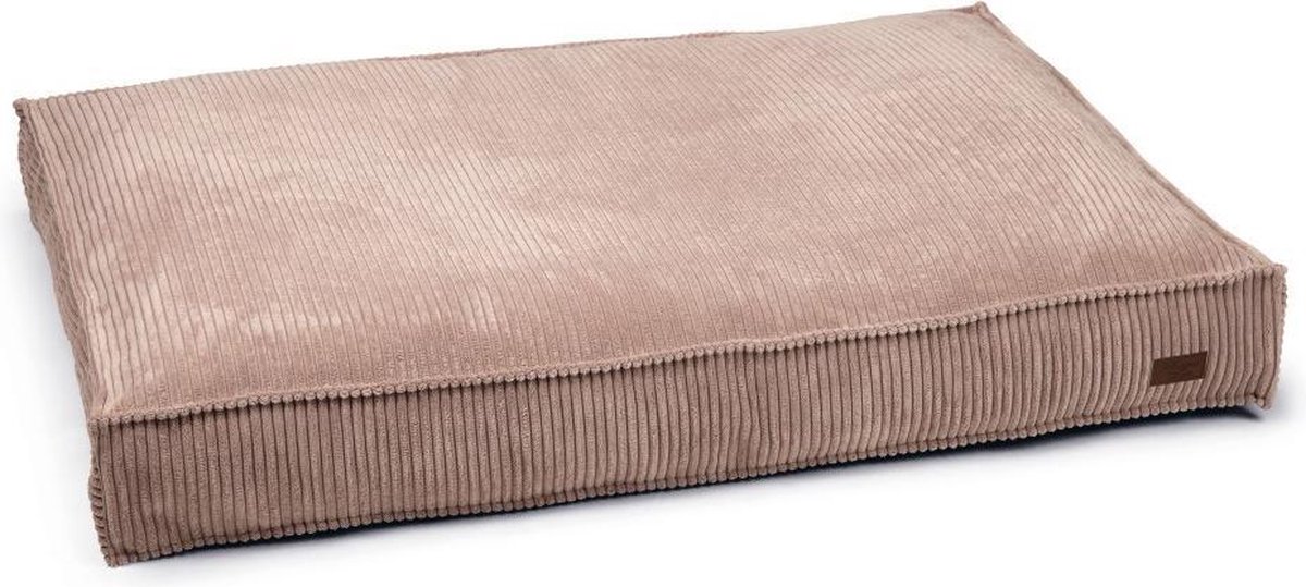 Designed by Lotte Ribbed - Hondenkussen - Roze -120x80x15 cm