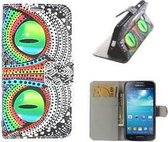 Samsung S4 Hoesje Wallet Case Snake Eyes