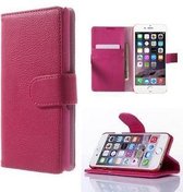 iPhone 7 Hoesje Wallet Case Roze