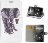 Sony Xperia Z5 Hoesje Case Olifant Wit