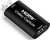 Garpex® HDMI Video Capture HDMI naar USB voor Full HD Video Bellen/Streamen/Gamen/Youtube 1080P