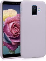 kwmobile telefoonhoesje geschikt voor Samsung Galaxy A6 (2018) - Hoesje voor smartphone - Back cover in lavendel