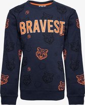 Oiboi jongens sweater - Blauw - Maat 170/176