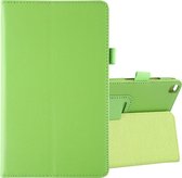 Litchi Texture horizontale flip lederen tas met houder voor Galaxy Tab A8.0 T290 (groen)