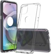 Voor Motorola Moto G 5G schokbestendig krasbestendig TPU + acryl beschermhoes (transparant)
