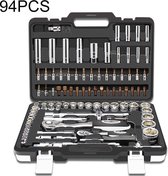 94 STUKS Ratelsleutel Set Auto Reparatie Combinatie Hardware Toolbox