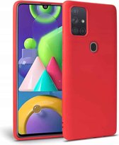 FONU Premium Siliconen Backcase Hoesje Samsung Galaxy A21s - Rood