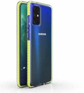 Voor Samsung Galaxy S20 + TPU tweekleurige schokbestendige beschermhoes (citroengeel)