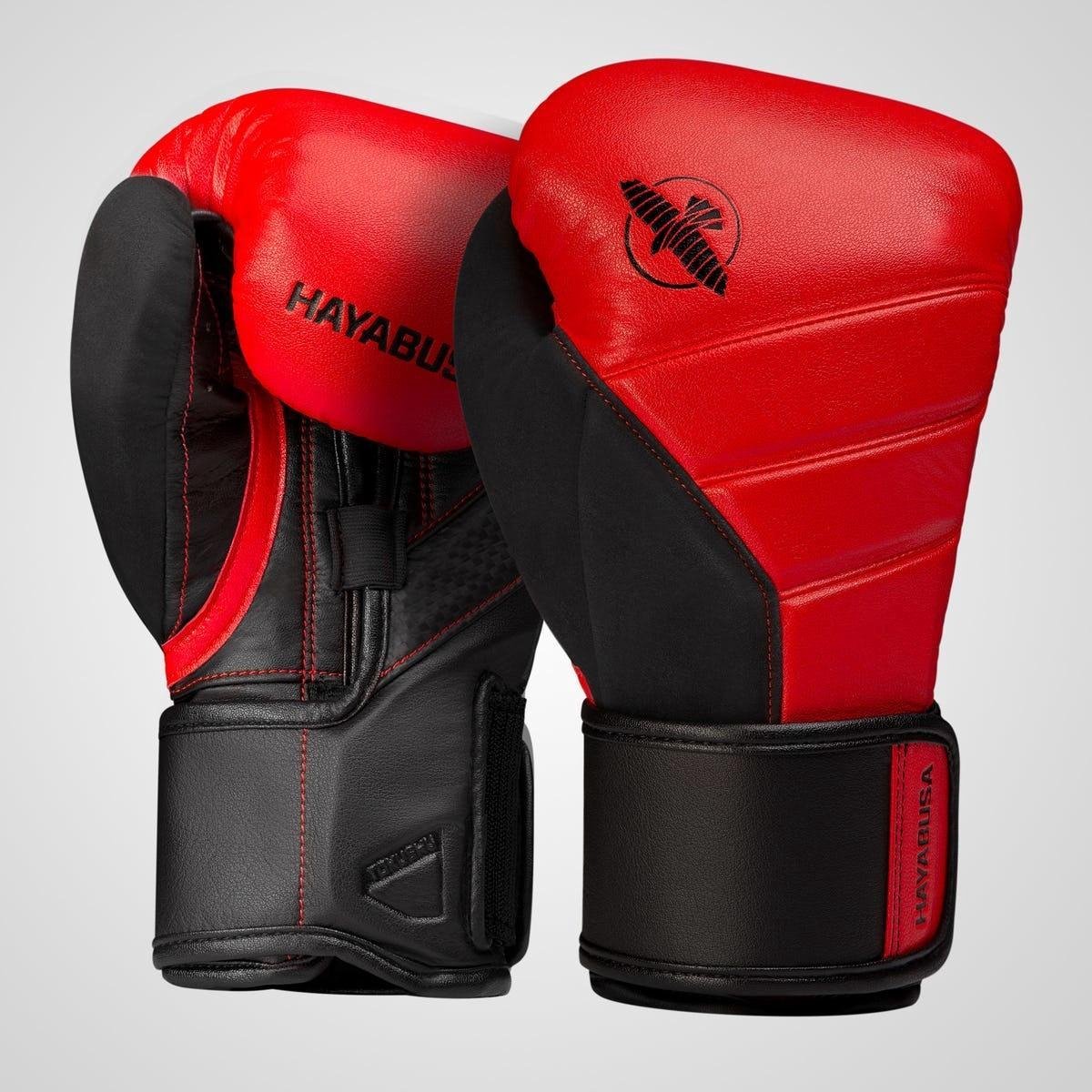 Hayabusa T3 Bokshandschoenen - Rood / Zwart 12 oz
