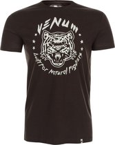 Venum Natural Fighter Tiger T-shirt Bruin maat S