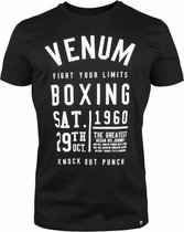 Venum KNOCK-OUT T Shirts Zwart maat XL