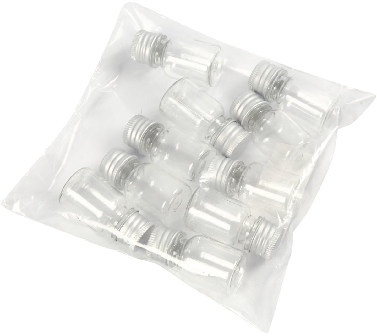 Potje met schroefdop, H: 48 mm, d 23,5 mm, 13 ml, 10 stuk/ 1 doos