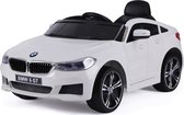 BMW 6GT Elektrische Kinderauto Wit - Krachtige Accu - Op Afstand Bestuurbaar - Veilig Voor Kinderen