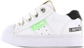 Shoesme witte sneaker met lichtgroen label