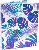 Verhaak Ringbandmap Tropical 2-rings A4 Karton Wit/paars