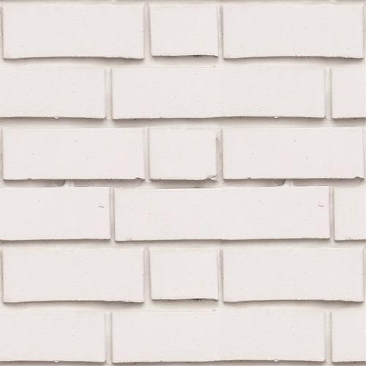 Crearreda Muurstickers White Bricks 30 X 30 Cm Eva Wit 3 Stuks