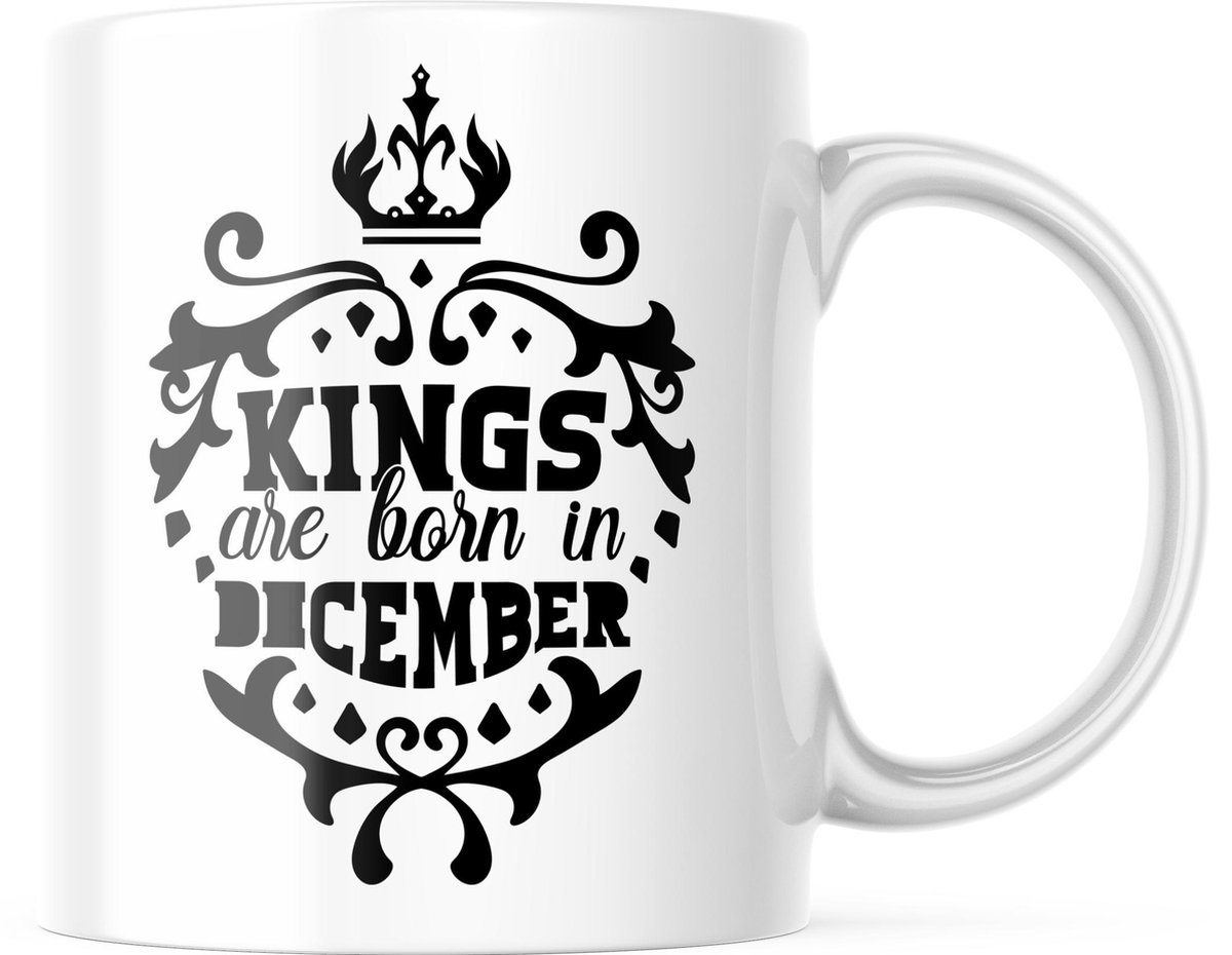 Verjaardag Mok Kings are born in december