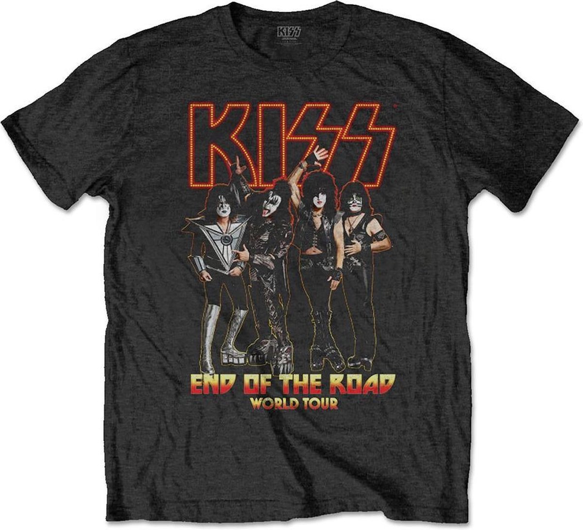 Kiss Heren Tshirt -XL- End Of The Road 